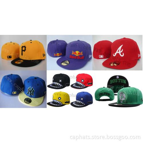 100% Cotton Custom Design 6 Panel Baseball Hat and Cap